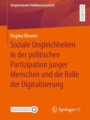 cover image of Soziale Ungleichheiten in der politischen Partizipation junger Menschen und die Rolle der Digitalisierung